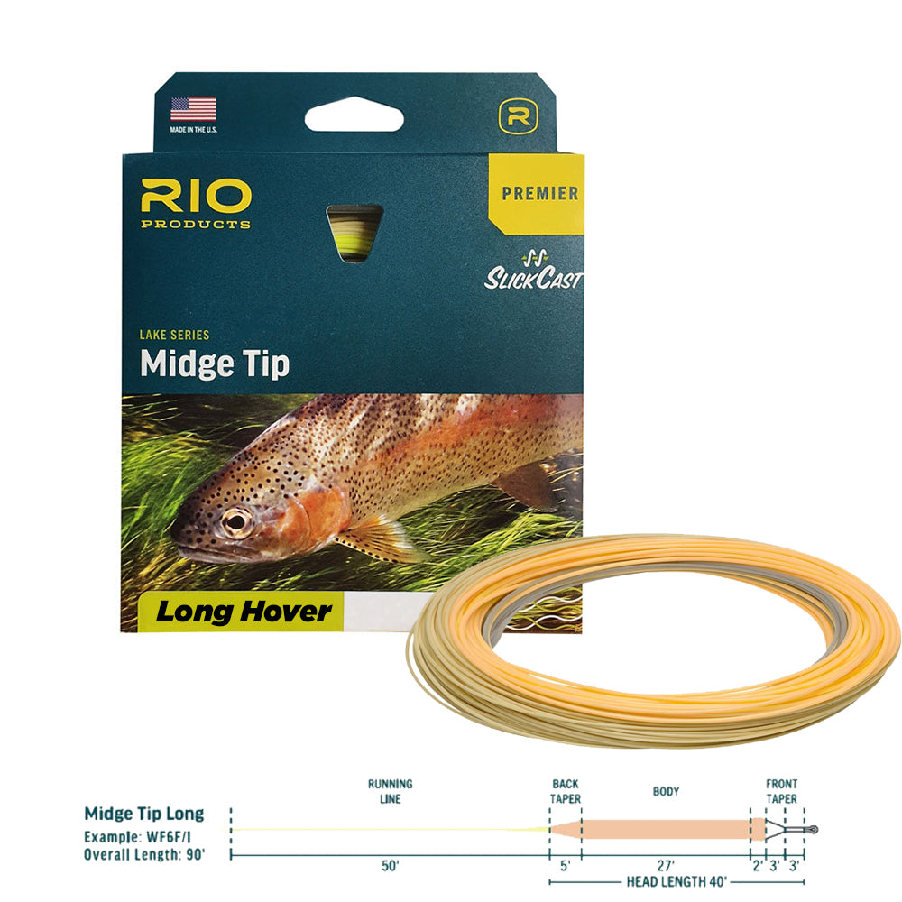 Rio Premier Midge Tip Intermediate Float Fly Line - Long Hover