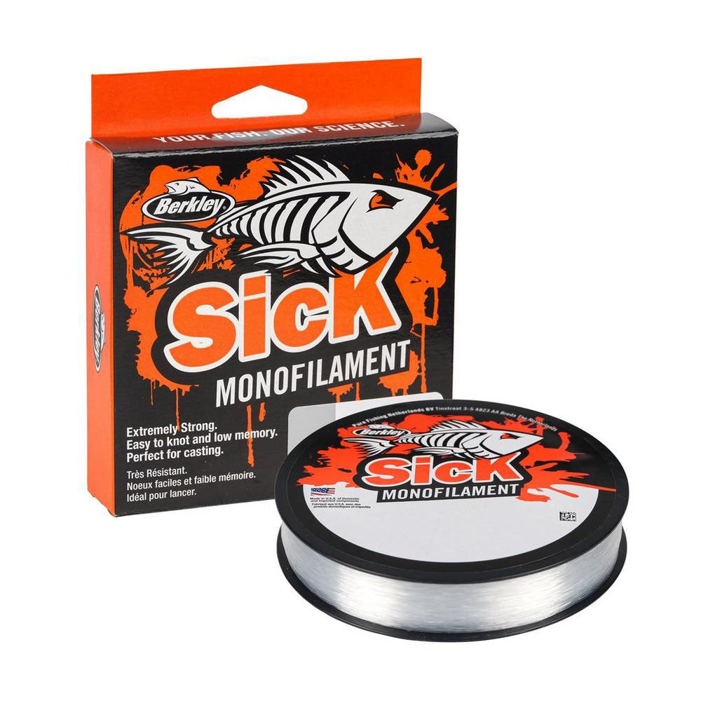 Berkley Sick Mono Clear Fishing Line - Clear 300m