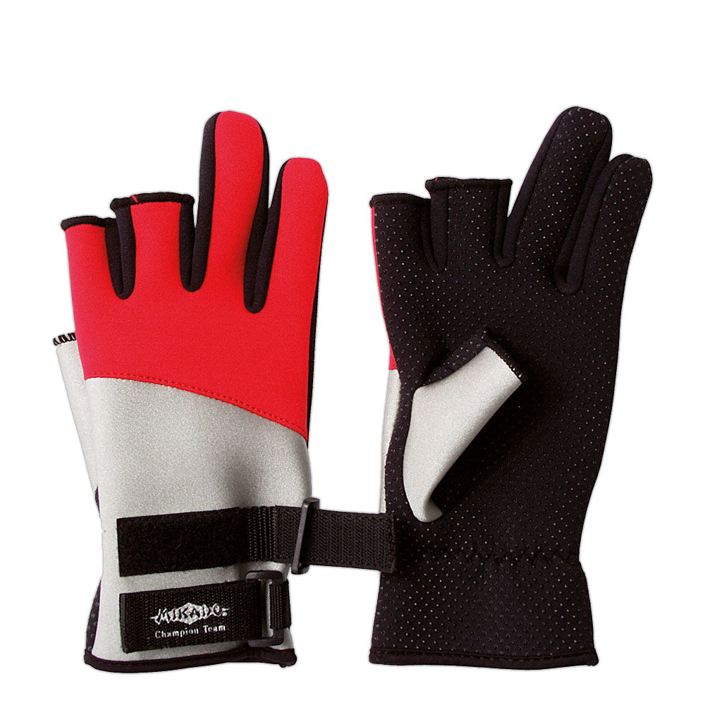 Mikado Neoprene Part Fingerless Fishing Gloves