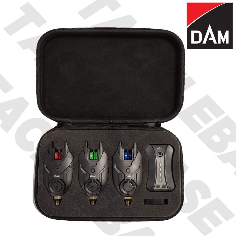 Dam Tf Bite Alarm Set 3+1 Wirless 3 Bite Alarms & Receiver Set