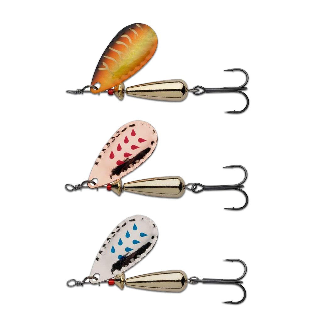 ABU GARCIA DROPPEN SET OF 3 SPINNERS