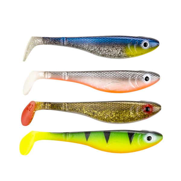 ABU GARCIA SVARTZONKER MCPREY ESSENTIALS KIT 12CM - 4PACK