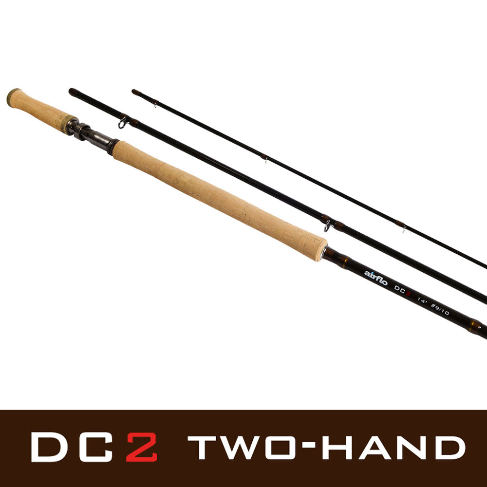 AIRFLO DELTA CLASSIC 2 FLY FISHING ROD - 3 PIECE ROD - DOUBLE HANDED