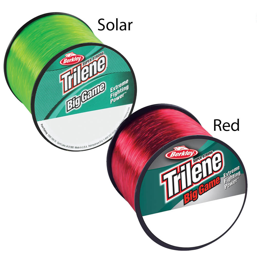 BERKLEY TRILENE BIG GAME MONO FISHING LINE GREEN OR RED