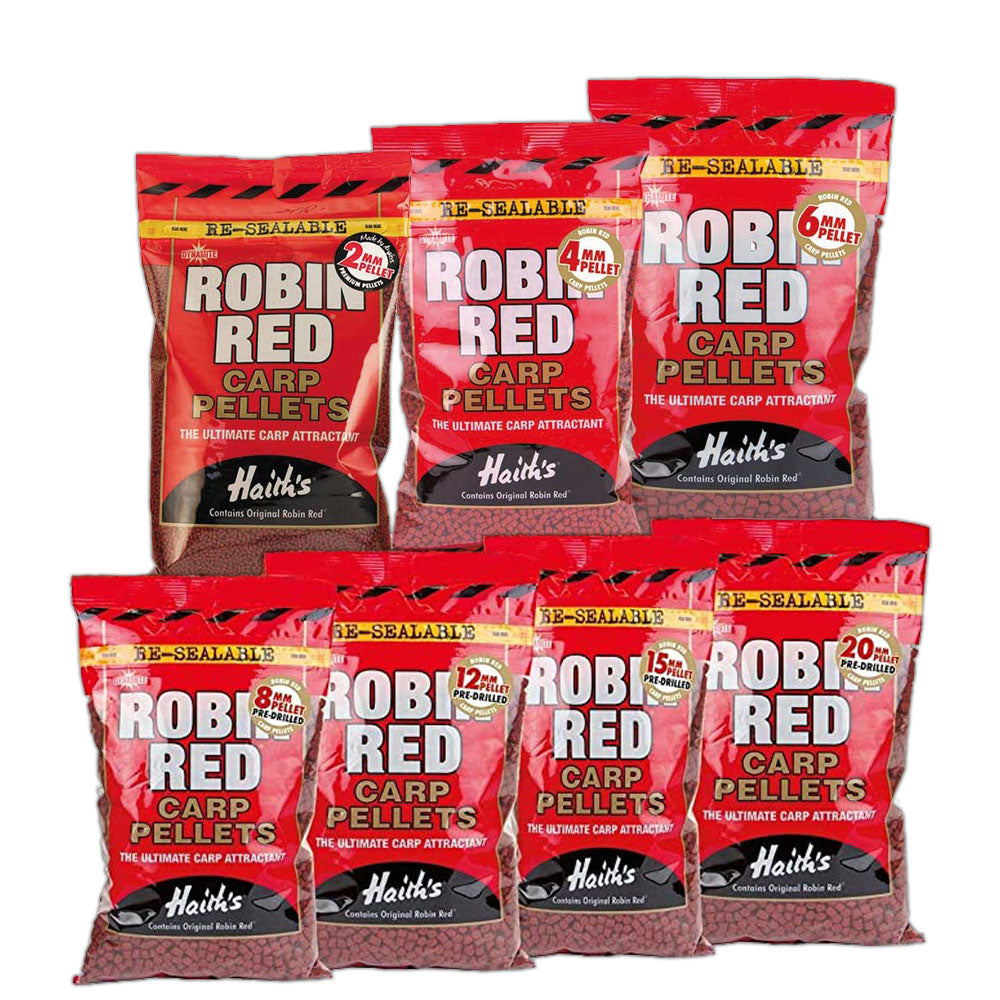 Dynamite Baits Robin Red 900G Bag Carp Pellets