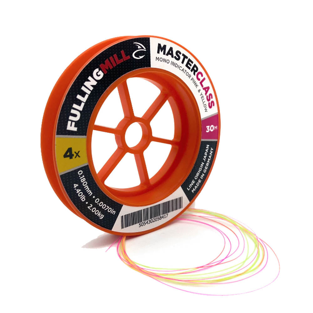 FULLING MILL MASTERCLASS MONO INDICATOR - 30M - PINK & YELLOW