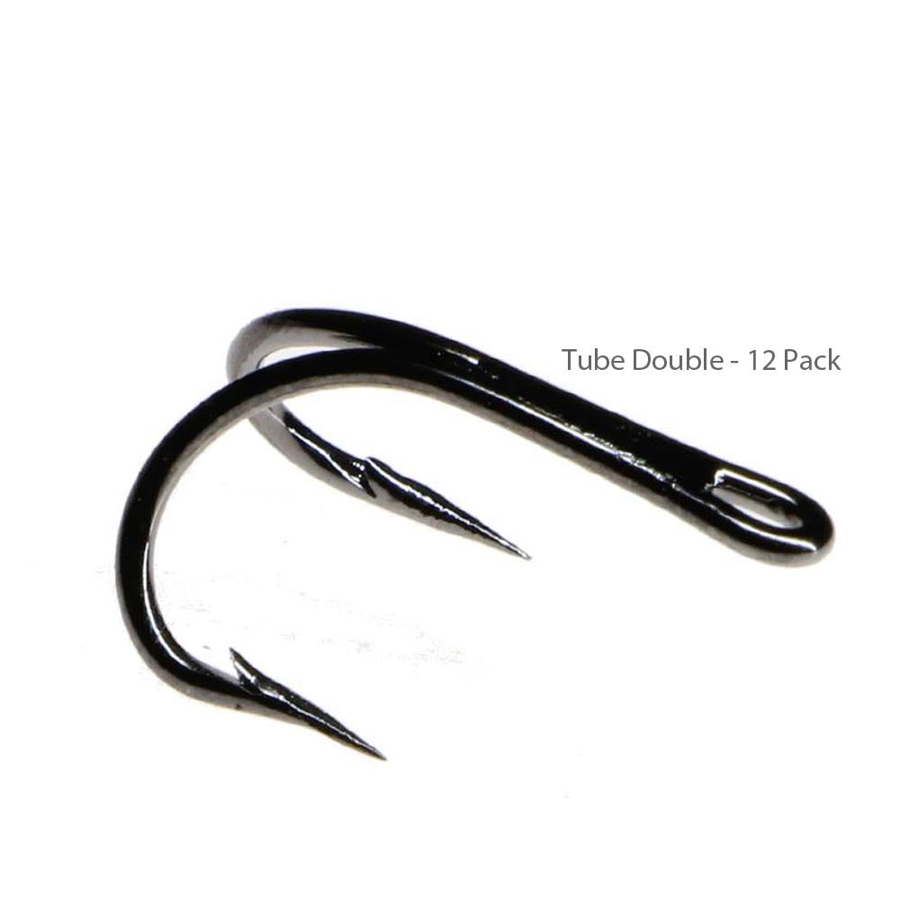 FULLING MILL TUBE FLY DOUBLE HOOK - 12 PER PACK