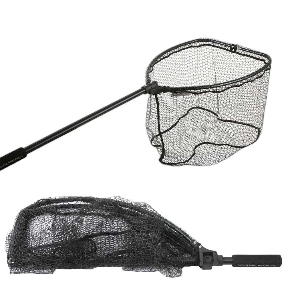MIKADO FOLDABLE LANDING NET - RUBBER FISHING NET