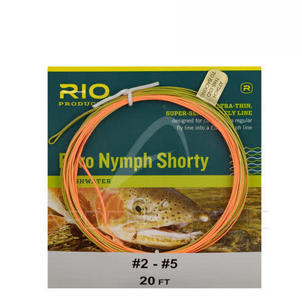 RIO EURO NYMPH SHORTY 20FT FLY LINE #2-5