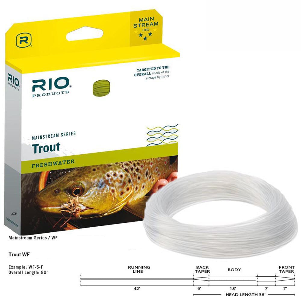 RIO MAINSTREAM TROUT INTERMEDIATE FLY LINE
