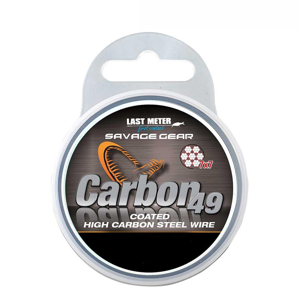 SAVAGE GEAR CARBON 49 FEXIBLE STAINLESS STEEL TRACE