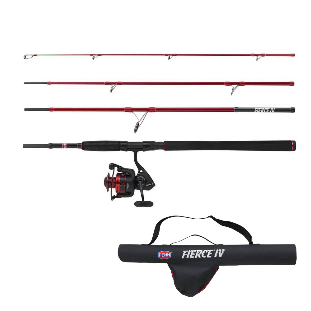 Penn Fierce IV Travel Spin Combo 9ft - 20-80g - 4 piece