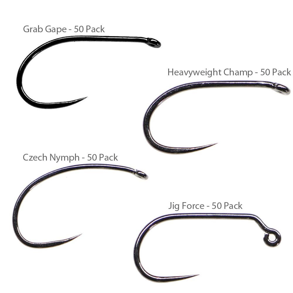 Fulling Mill Barbless Fly Tying Hooks - 50 Per Pack