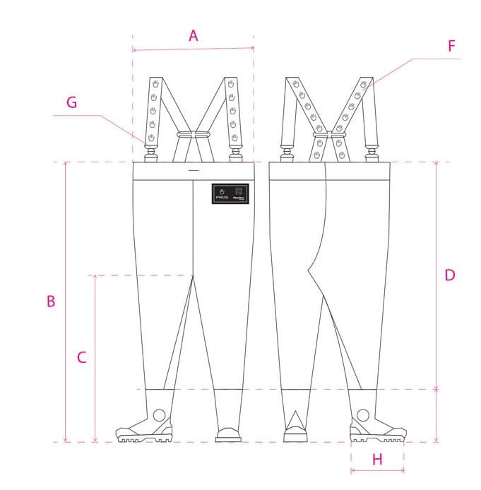 Pros Junior Chest Fishing Waders
