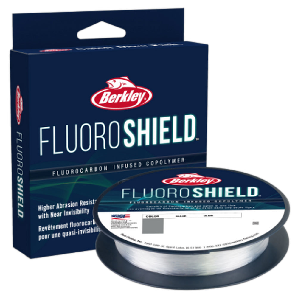 Berkley Fluoroshield Fluorocarbon Infused Copolymer Fishing Line - Clear 274m