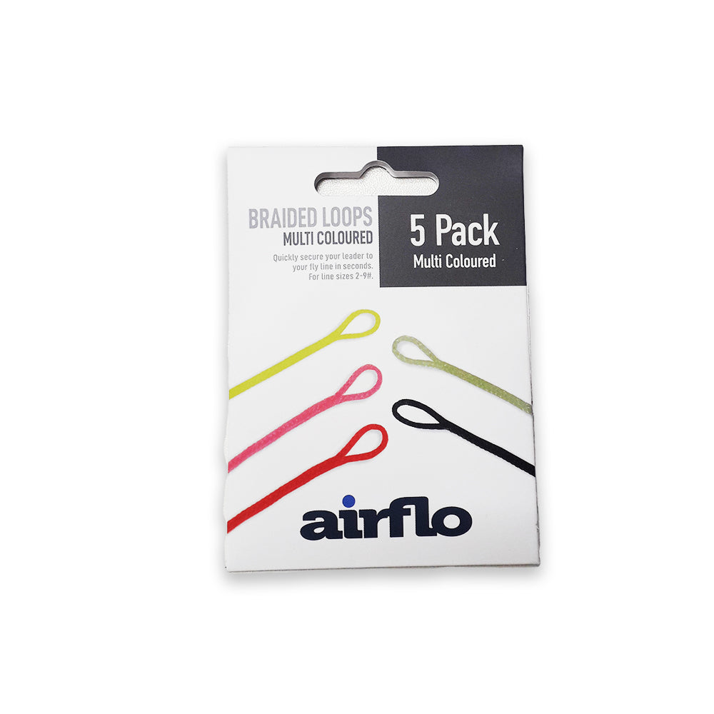 Airflo Trout Ultra Braided Coloured Loops X5 - Fly Fishing