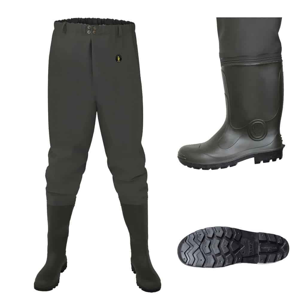 Waterproof Fishing Waders with Boots for Men and UK