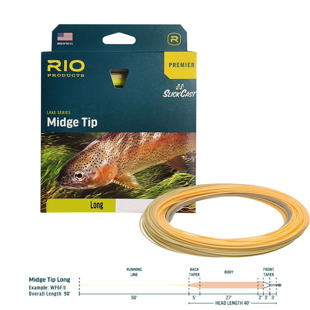 Rio Premier Midge Tip Intermediate Fly Line - Long