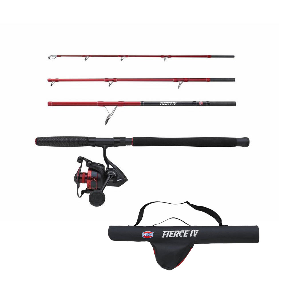 Penn Fierce IV Travel Boat Rod - 4 Piece Combo
