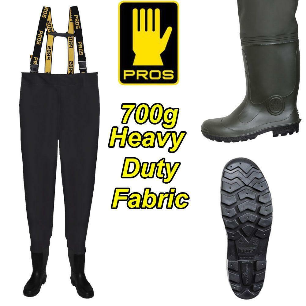 Pros 700g Deluxe Heavy Duty Chest Waders