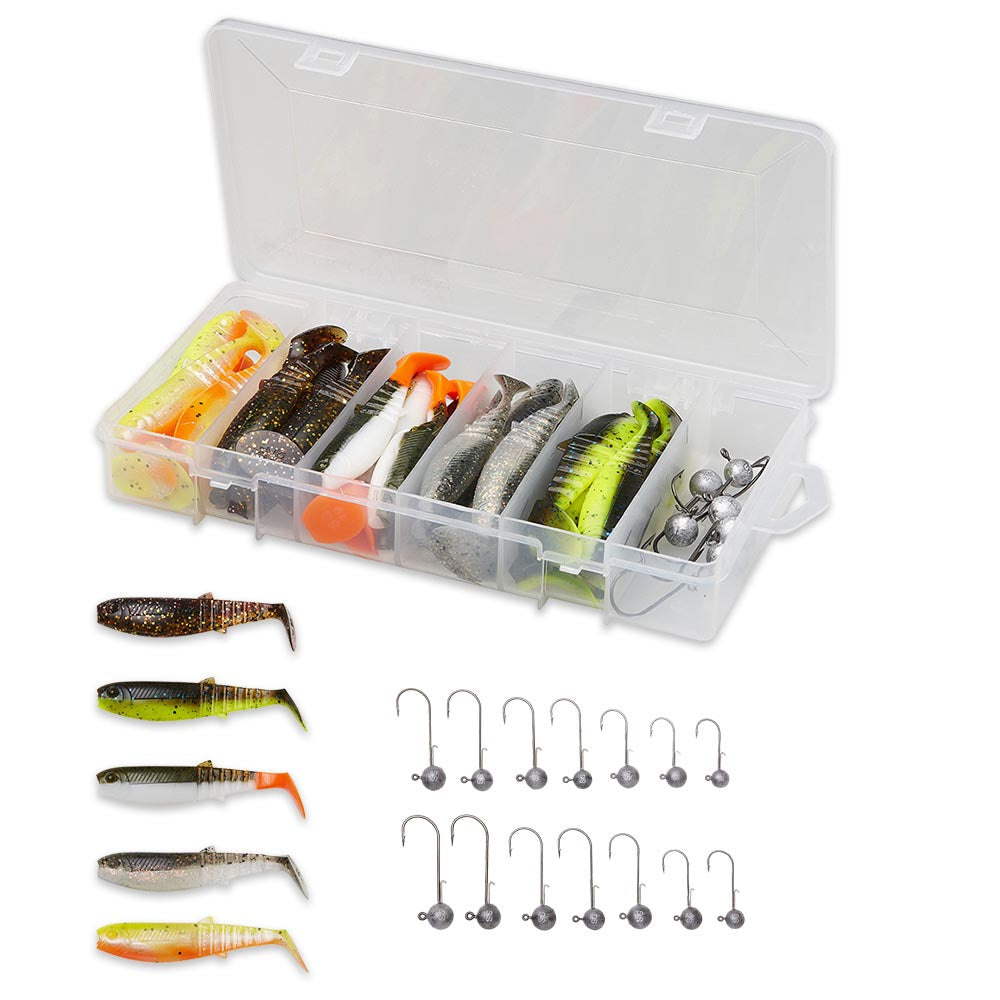 Savage Gear Cannibal Shad Kit - 36pcs