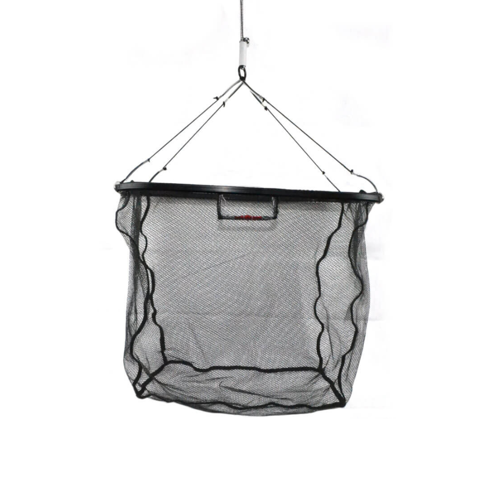 Tronixpro Folding Drop Net 50cm - Pier & Boat Rubber Mesh Drop Net - Sea Net