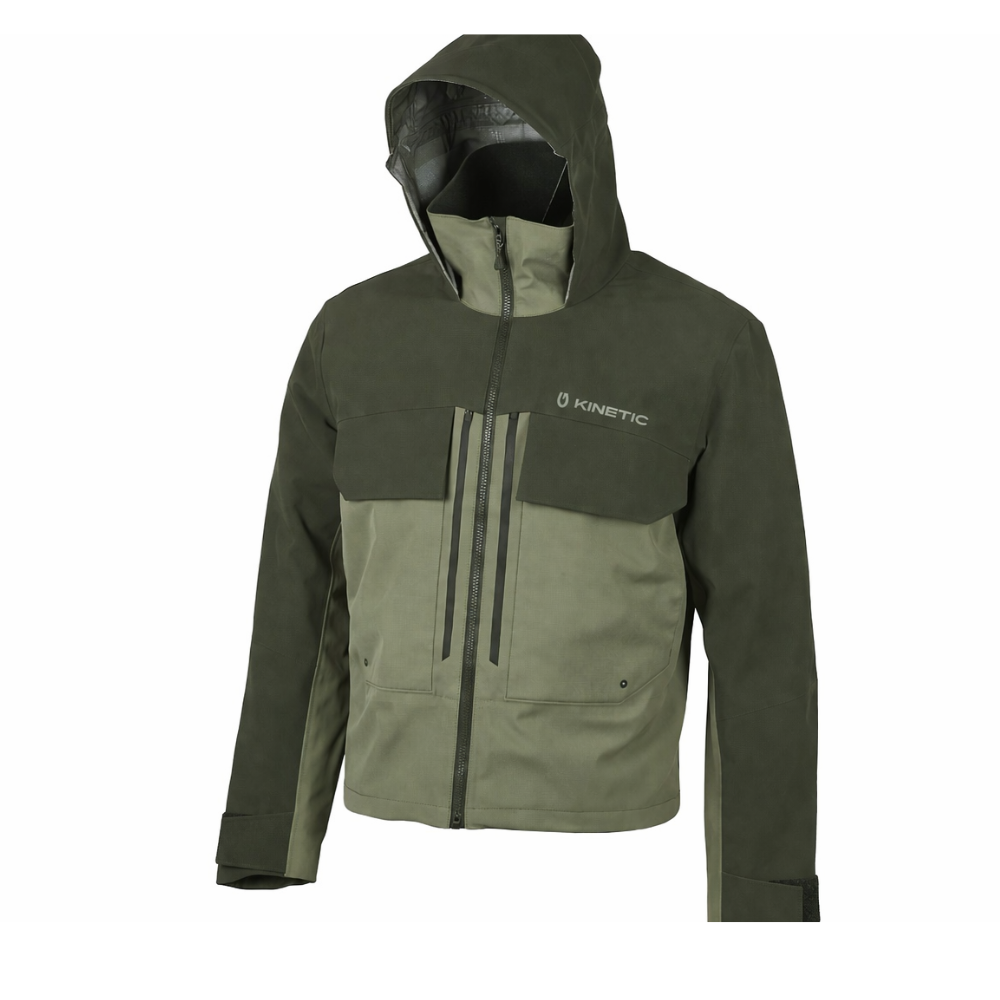 Kinetic X4 Fishing Jacket Thyme Green