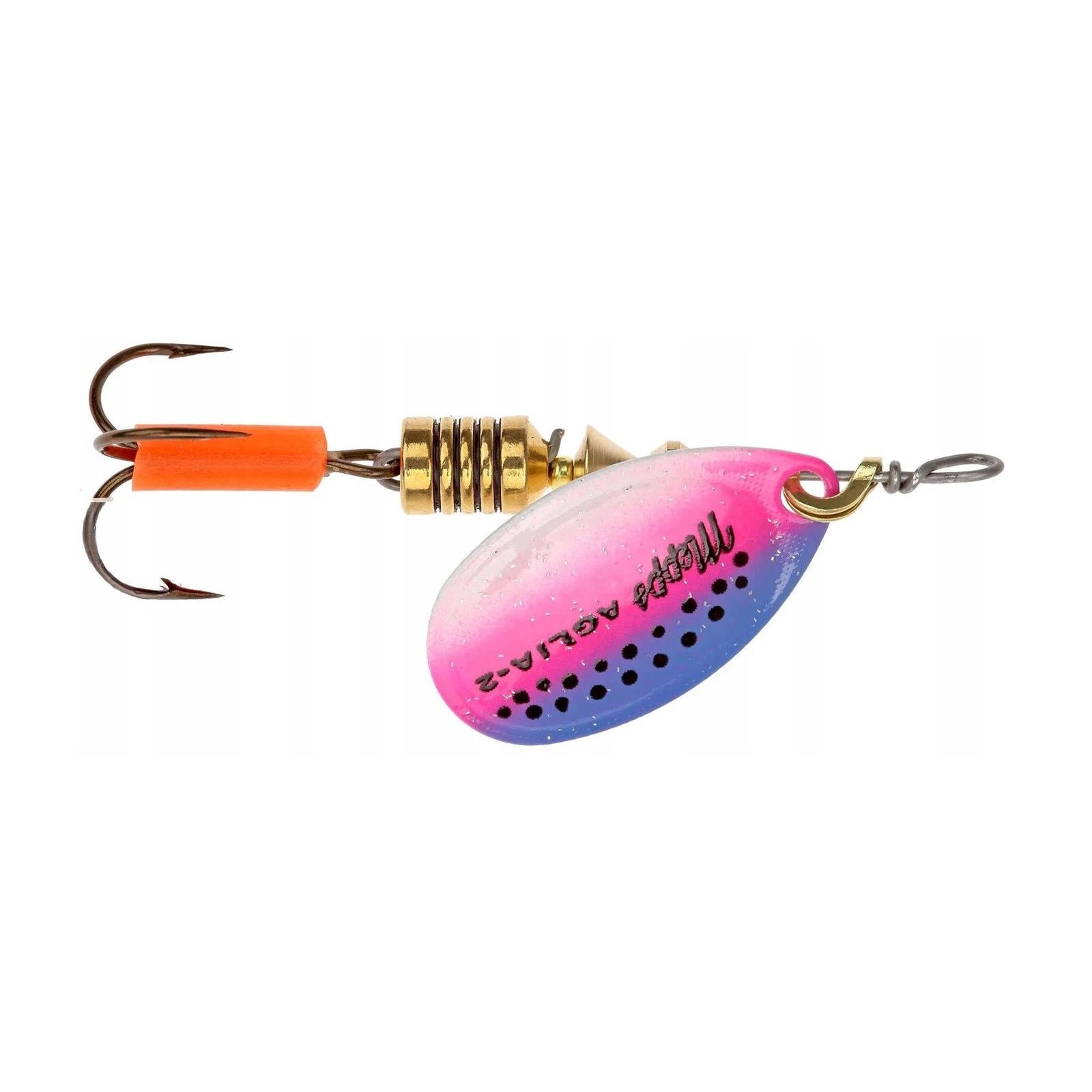 Mepps Aglia Fluoro Spinner - Original French Fishing Lure Trout Salmon Pike Bass