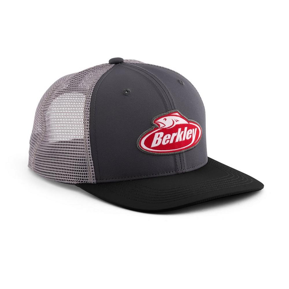 Berkley Performance Trucker Fishing Cap - Black Charcoal Berkley Fishing Hat