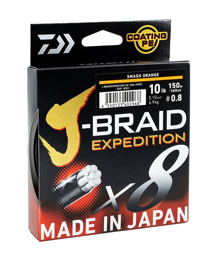 Daiwa x8 J-Braid Expedition Fishing Line 300m