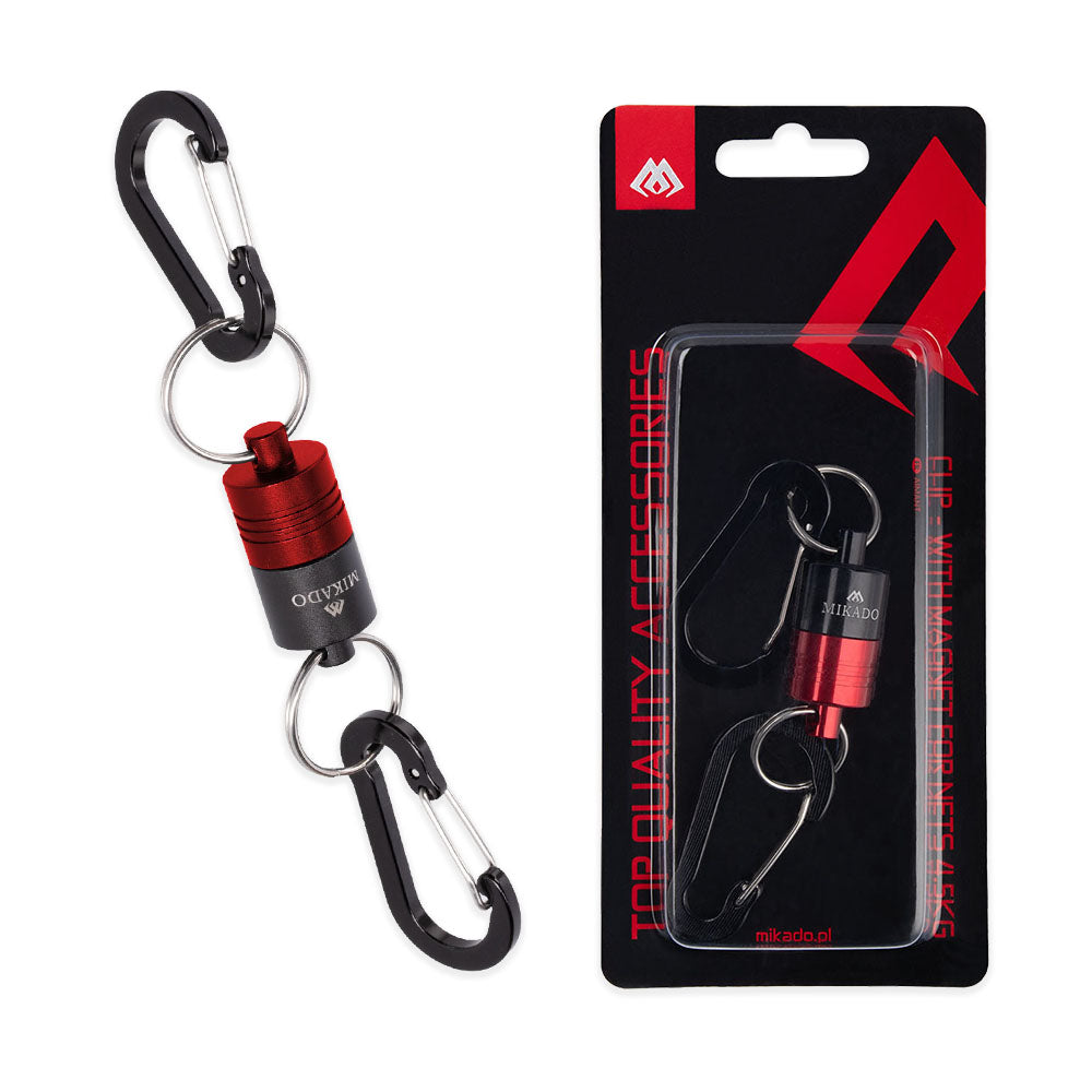 Mikado Magnetic Quick Release Carabiner Fishing Clip 4.5kg - Clip for Net / Tools