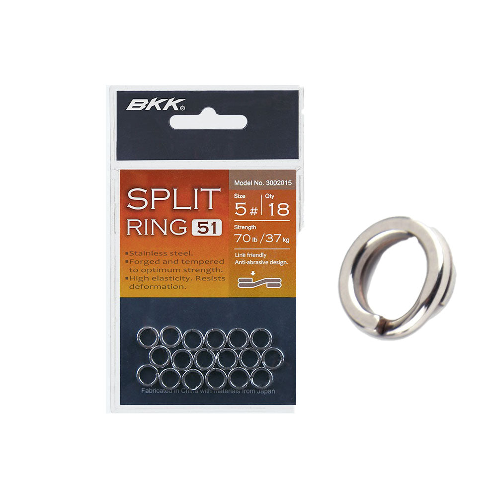 BKK Split Rings 51 Stainless Split Rings
