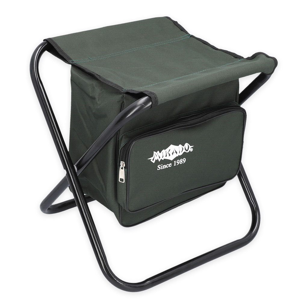 Mikado Folding Fishing Stool With Tackle Bag