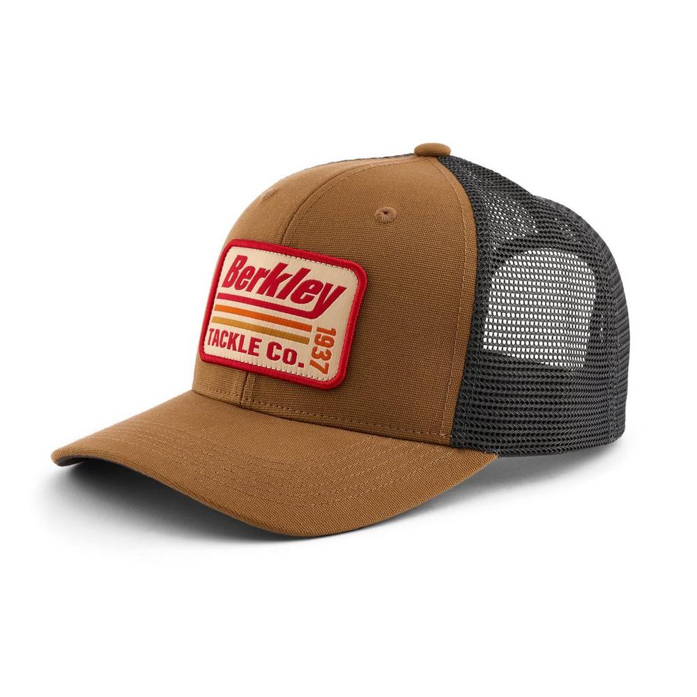 Berkley Striper Trucker Fishing Cap - Brown / Olive Berkley Fishing Hat