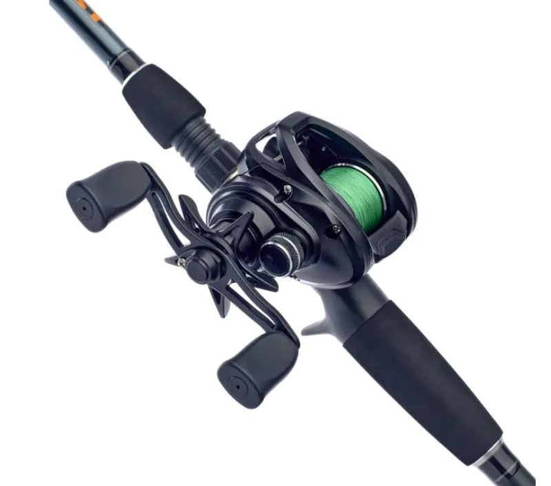 Daiwa D-Baitcast Rod & Reel Fishing Combo - 8ft | 20-60g | X4 Braid  Pre-spooled