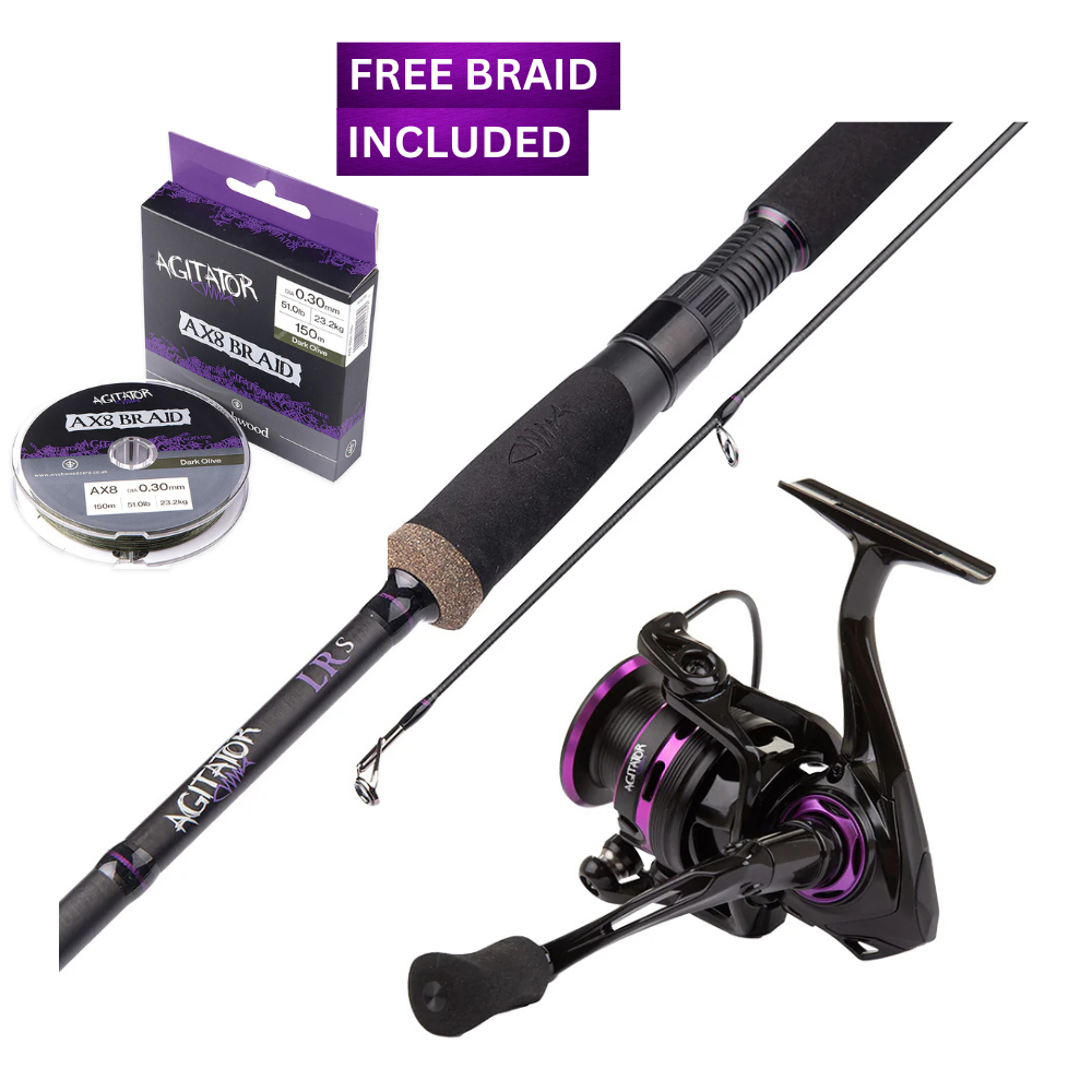 Wychwood Agitator Spinning Combo - Rod & Reel + Free Agitator Braid