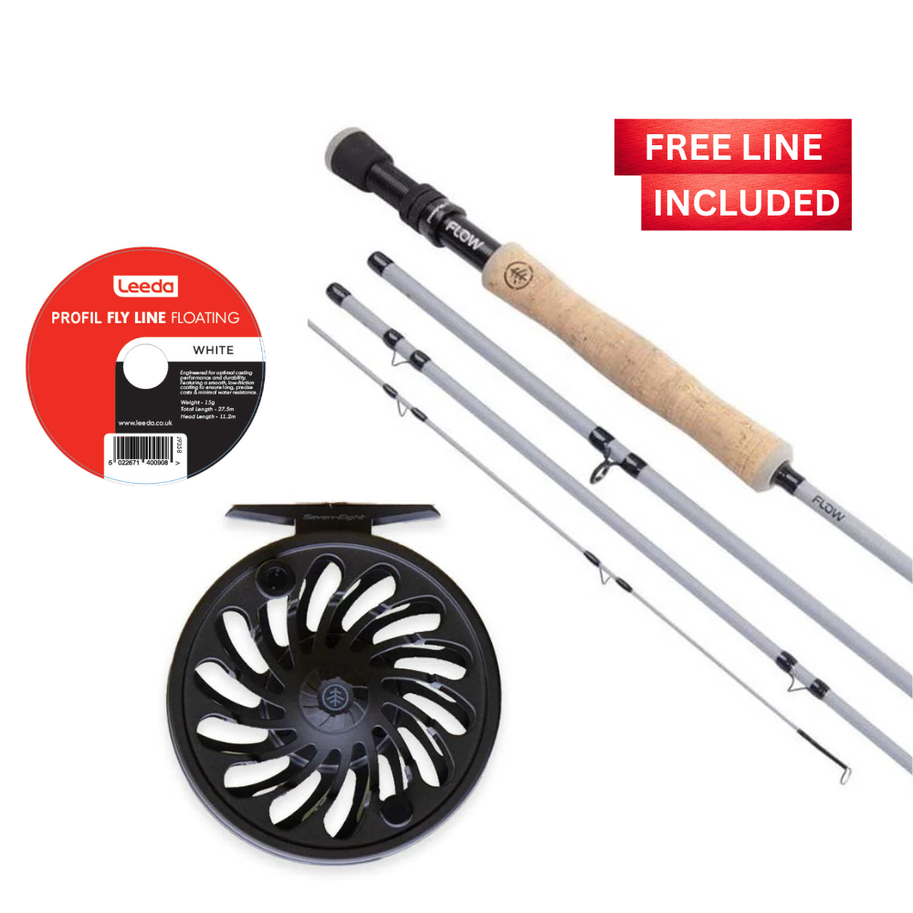 Wychwood Flow Fly Rod & Reel Combo + Free Profil Fly Line