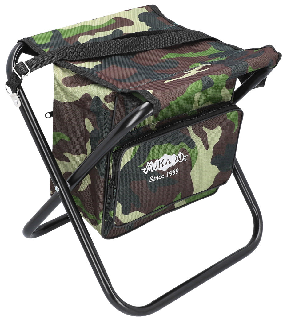 Mikado Folding Fishing Stool With Tackle Bag