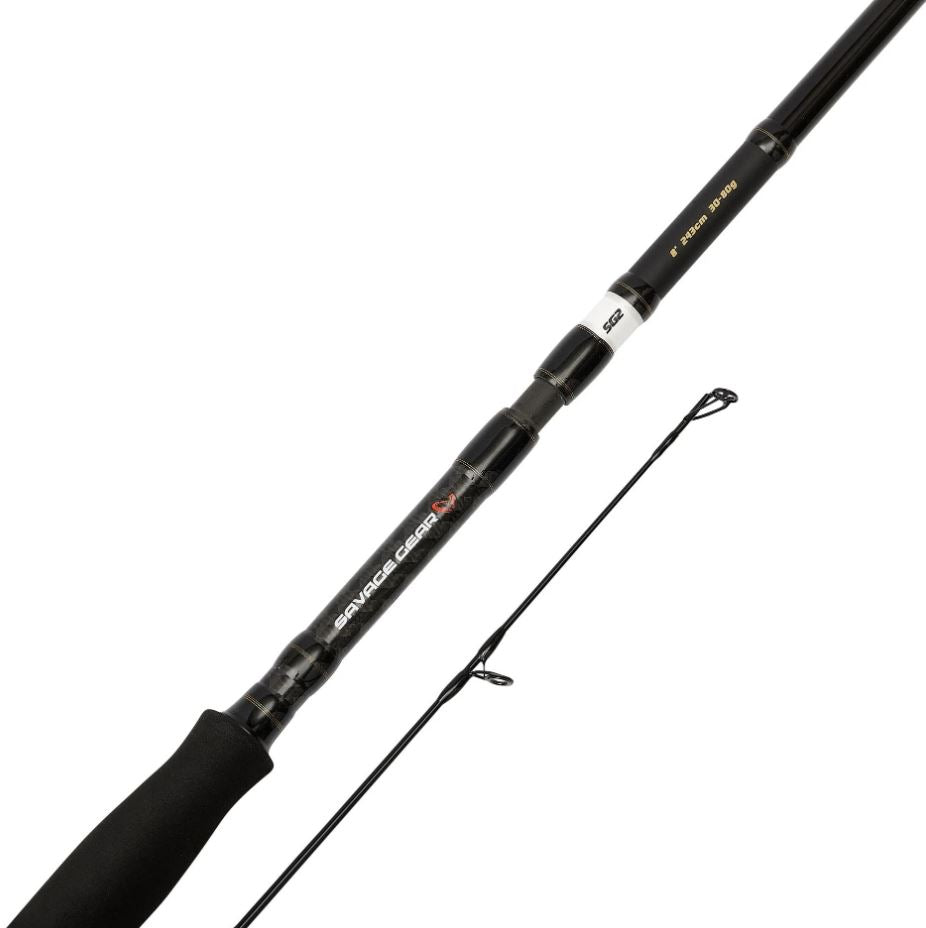 Savage Gear SG2 Fast Game Trigger Travel Rod 8ft - Spinning Travel Fishing Rod