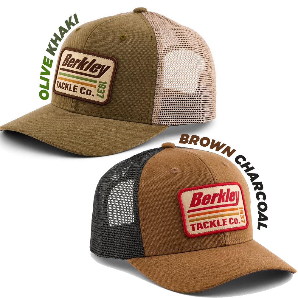 Berkley Striper Trucker Fishing Cap - Brown / Olive Berkley Fishing Hat