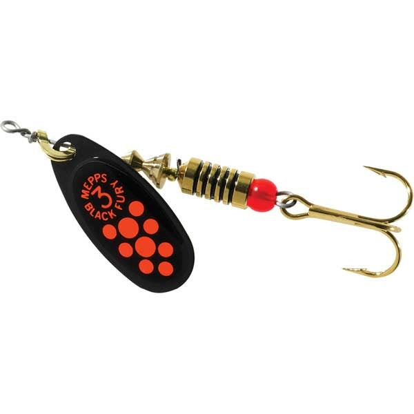Mepps Black Fury Spinner - Original French Fishing Lure