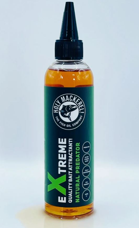 Holy Mackerel Fish Oil 120Ml Bottles | Syringe Kit - Bait Attractant