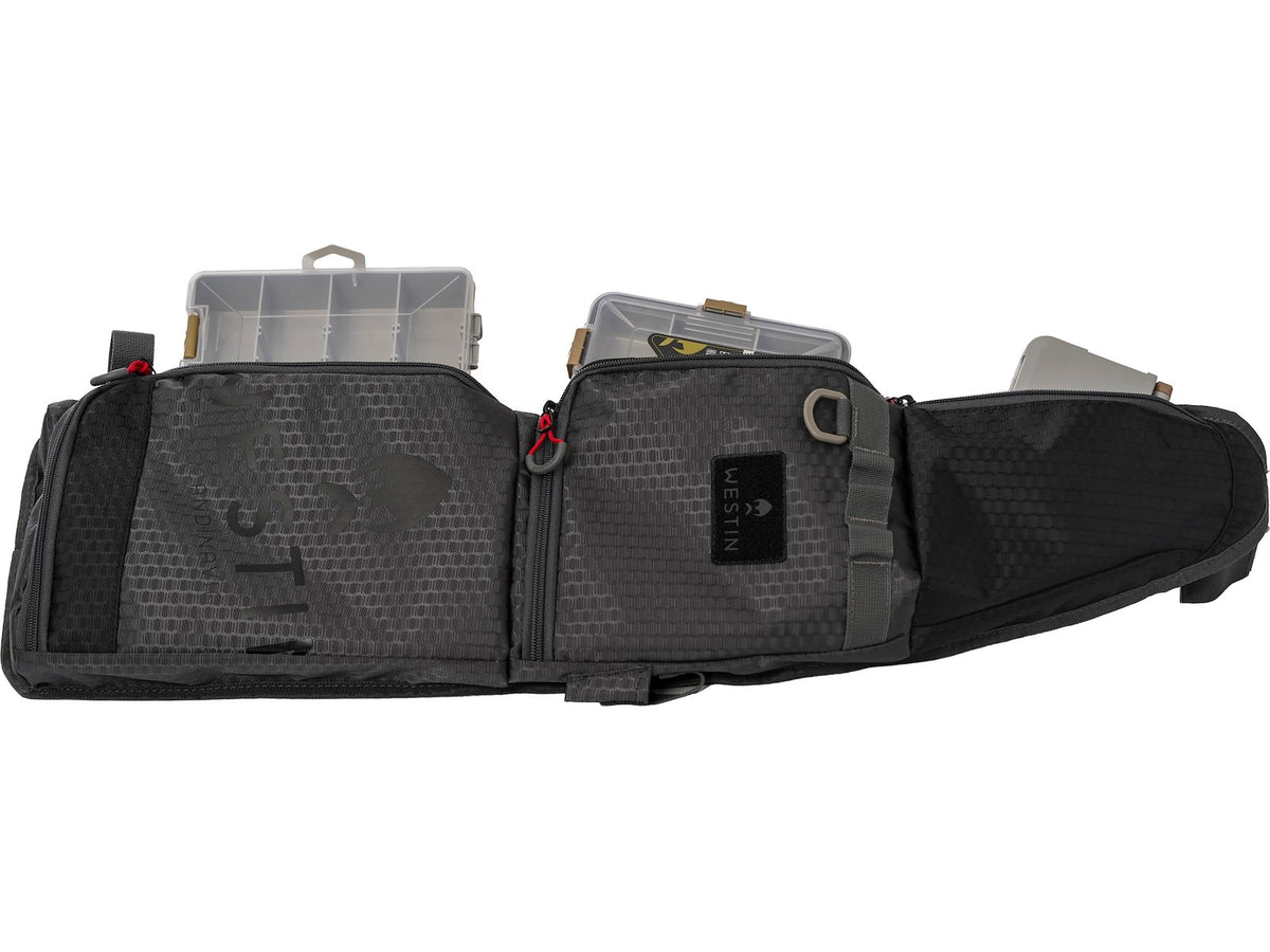 Westin W4 Fishing Sling Bag XL - 3 Tackle Boxes Included - Over The Shoulder Bag