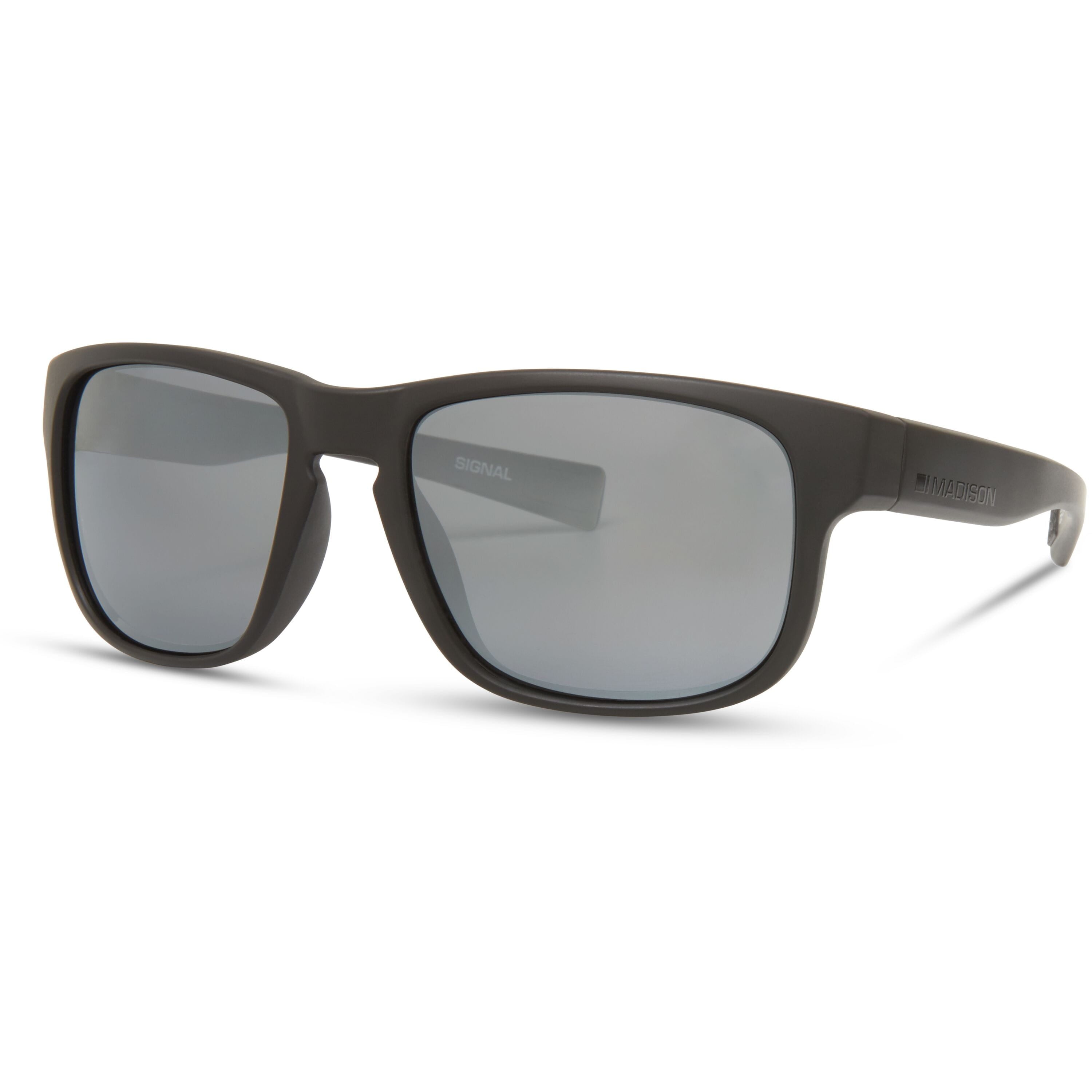 Madison Signal Sunglasses Matt Black - 3 Polarised Lens Pack