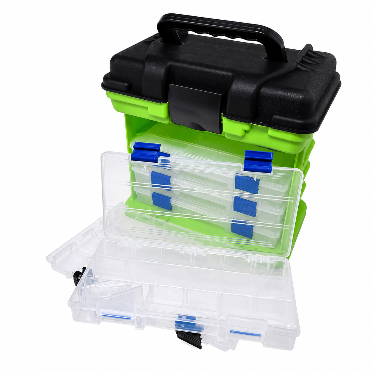 Tronixpro Axia Fishing Tackle Chest - 4 Removeable Tackle Boxes