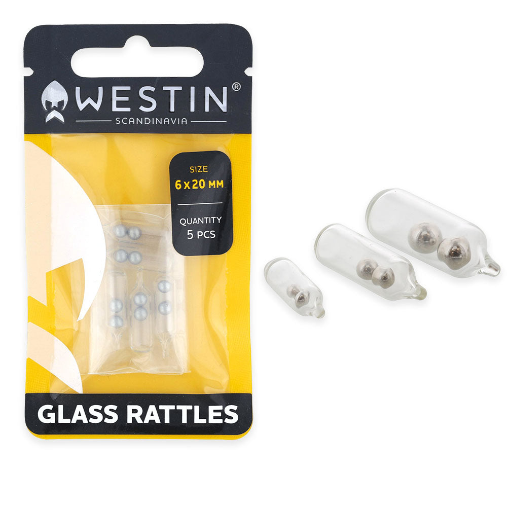 Westin Glass Rattle Soft Lure Inserts - 5pcs