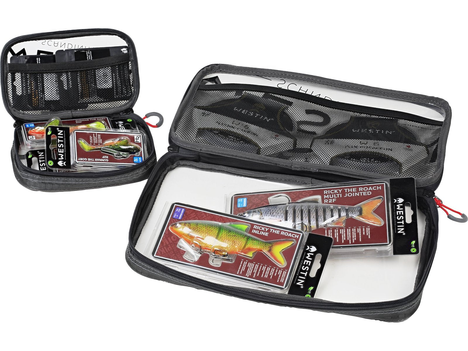 Westin W4 Tackle Storage Pouches Clear 5pcs - Multi-purpose Fishing Storage Bags