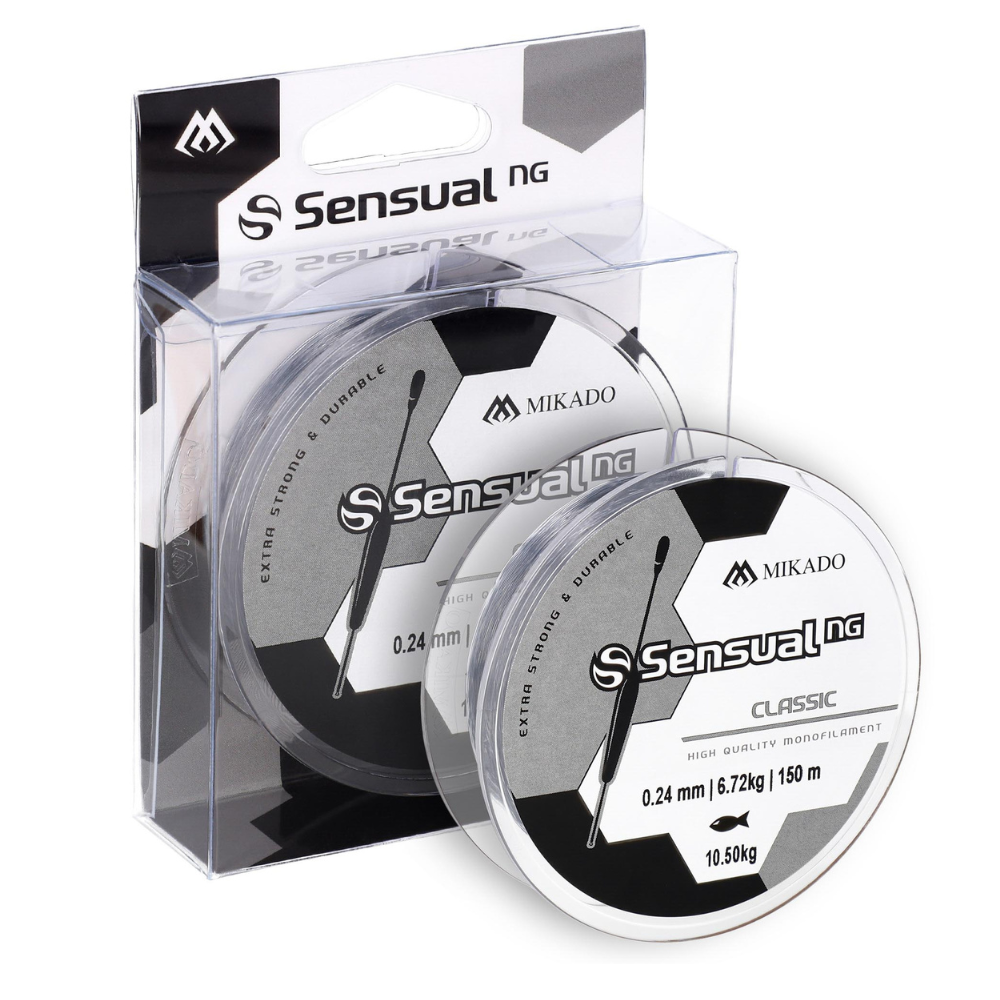Mikado Sensual N.G Classic Fishing Line 300m - Clear Mono Fishing Line