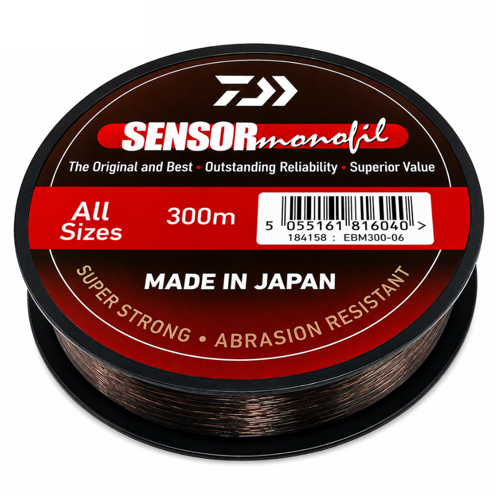Daiwa Sensor Bulk Mono Fishing Line - 300M - All Sizes