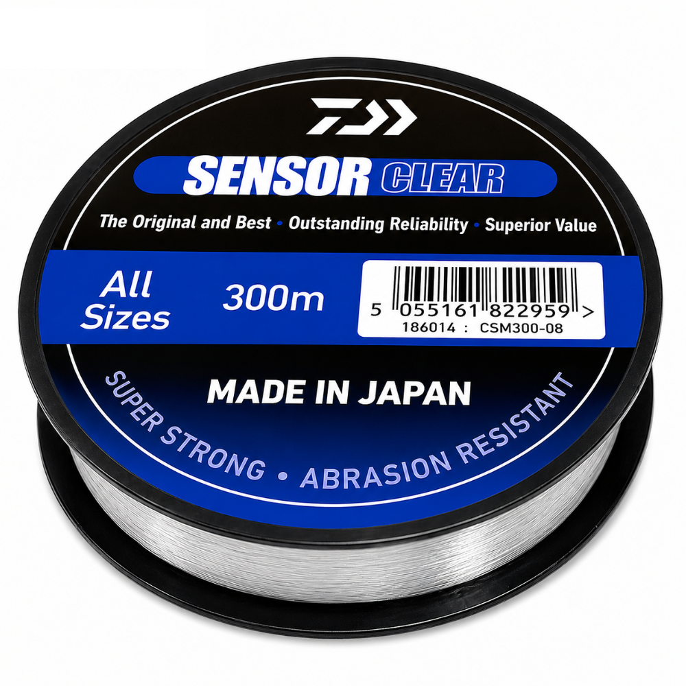 Daiwa Sensor Bulk Mono Fishing Line Clear - 300M